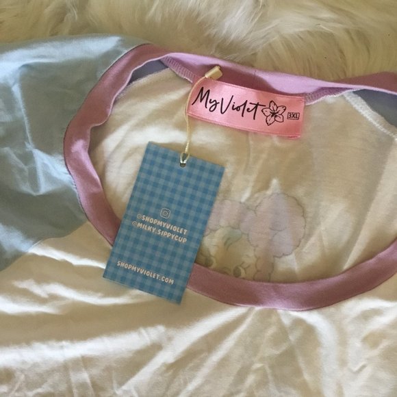 My Violet  Top size 3xl New (fits 2x-3x) - Picture 5 of 5